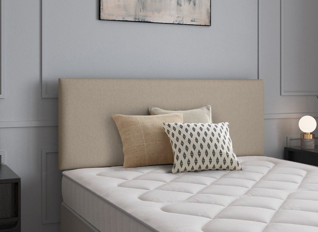 Newark Headboard 4’0 Small double BEIGE Bed Sava