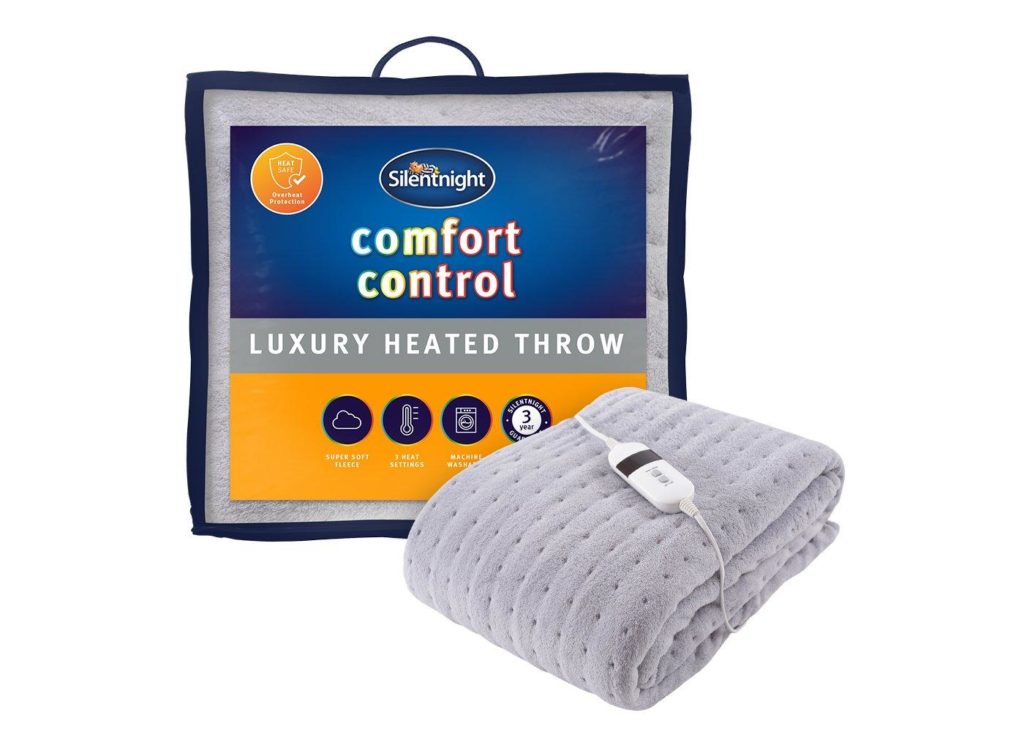 silentnight comfort control heated mattress cover king