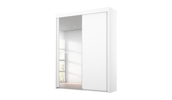 Lazio 2 Door Sliding Wardrobe with Lighting