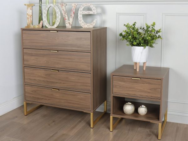 Diego 1 Drawer Bedside Table