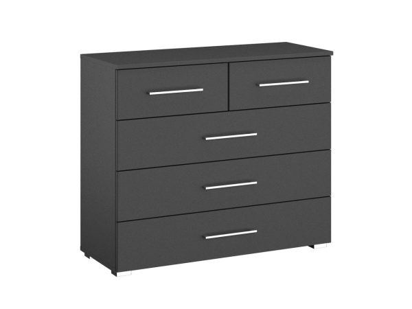 Lorenzo 3+2 Drawer Wide Chest of Drawers