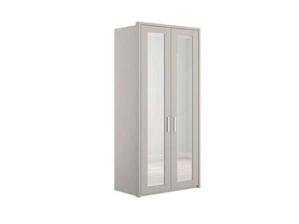 Alster 2 Door 2 Mirror Hinged Wardrobe