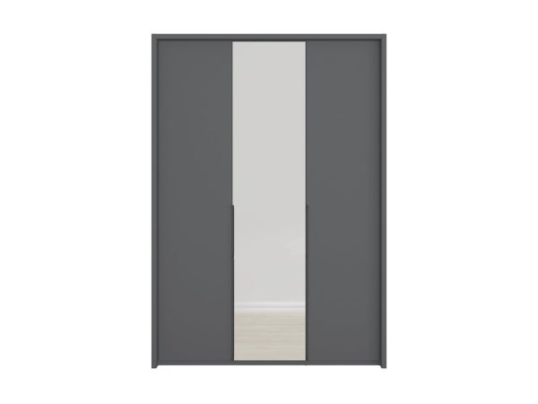 Emden 3 Door 1 Mirror Hinged Wardrobe