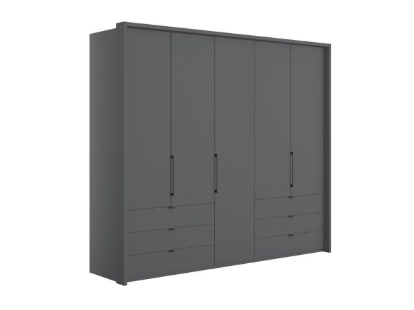 Emden 5 Door 6 Drawer Hinged Wardrobe