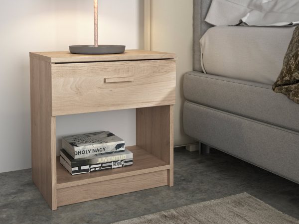 Tulle 1 Drawer Bedside Cabinet