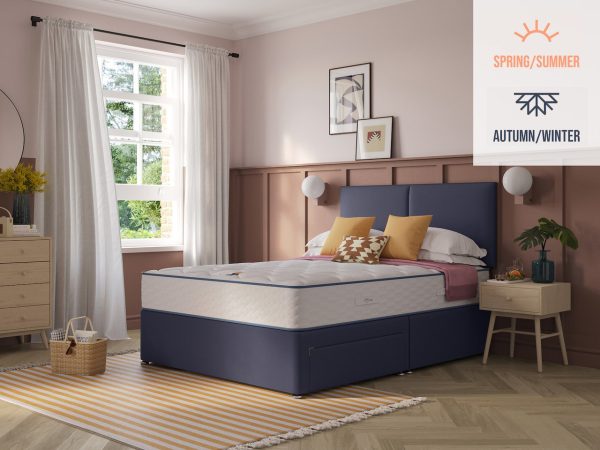 Slumberland Duo 1400 2 in 1 Divan Bed Set on Glides