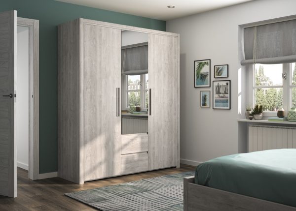 Bergen 3 Door Hinged Wardrobe