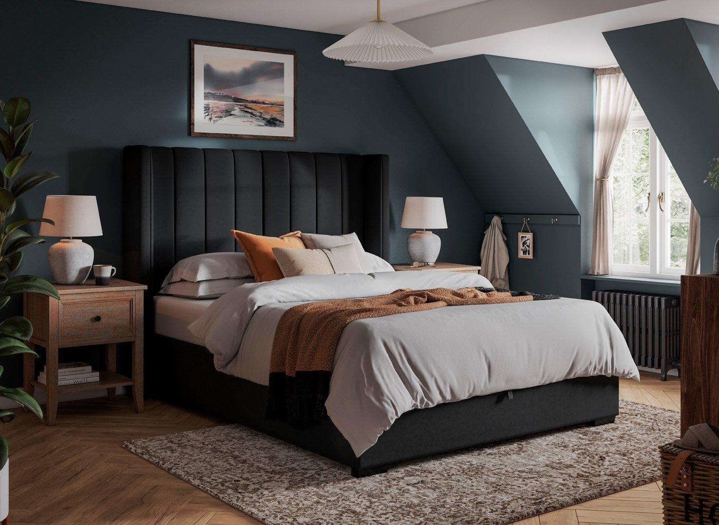 Bedroom deals black bed