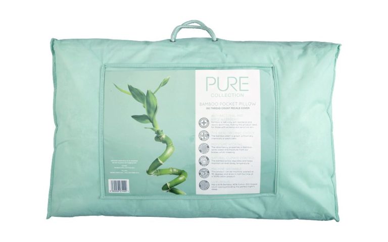 Pure Collection Bamboo Pocket Pillow Standard Pillow Size