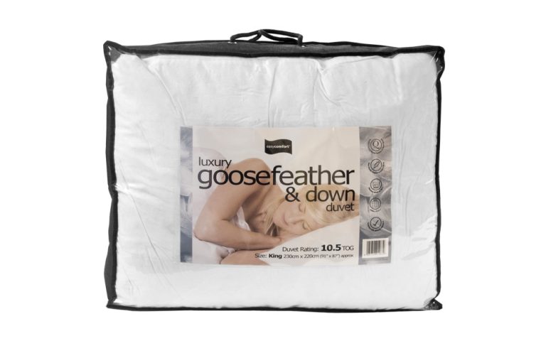 Luxury 105 Tog Hungarian Goosefeather and Down Duvet Single