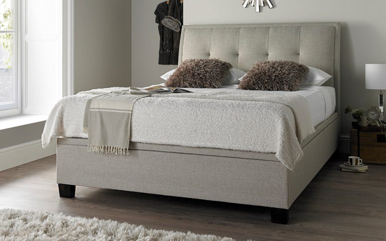 Novo Acerra Ottoman Bed Frame King Size Grey