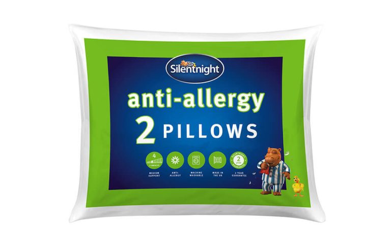 Silentnight Anti Allergy Pillow Pair Standard Pillow Size