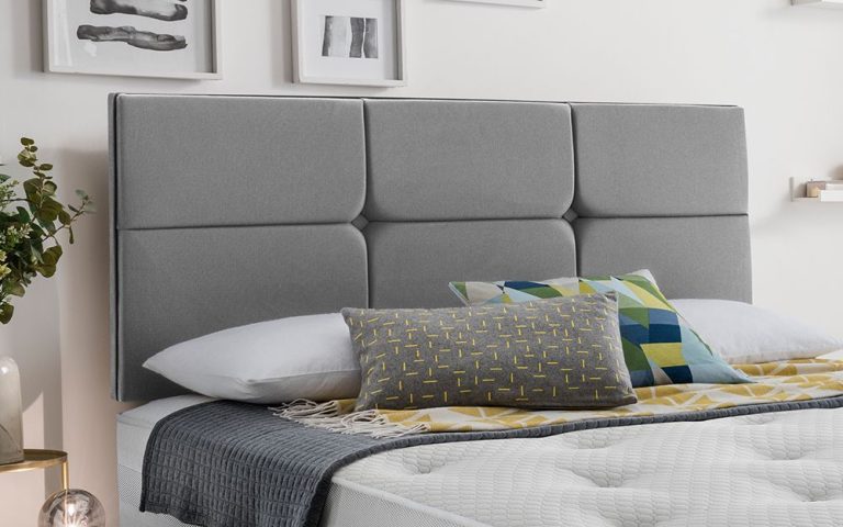 Silentnight Castello Headboard Single Slate Grey