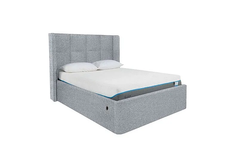 Automatic ottoman store bed frame