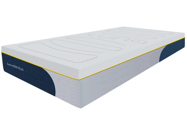 Luna 6000 Plush Gel Memory Pocket Hybrid Mattress Single