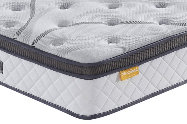 SleepSoul Heaven 1000 Pocket Gel Pillow Top Mattress King Size