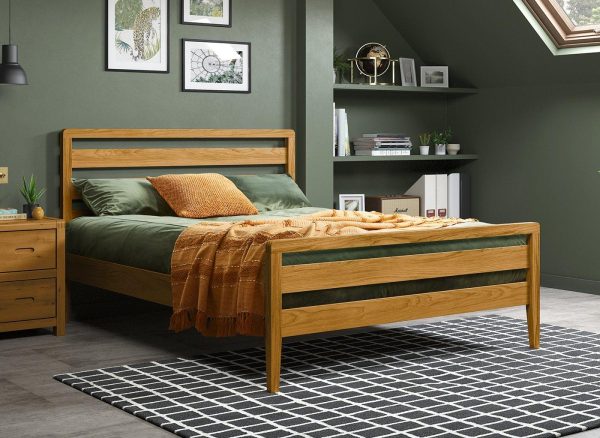 Woodstock Wooden Bed Frame 46 Double Brown