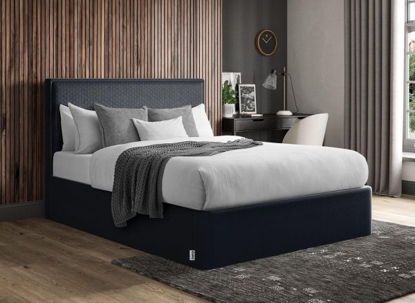 TEMPUR Reign Bed Frame 60 Super King Blue