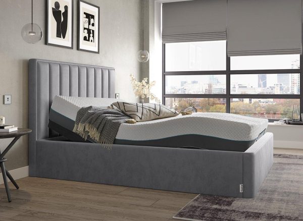 TEMPUR Duke Sleepmotion Adjustable Bed Frame 46 Double Silver