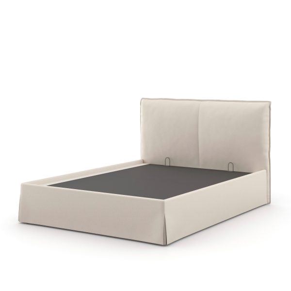 Orla Ottoman Bed Natural Super King