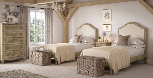 Sienna Bed Natural Weathered Oak Single