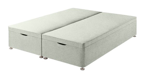 Harrison Spinks Classic Ottoman Divan Base Double Rustika Pale Grey