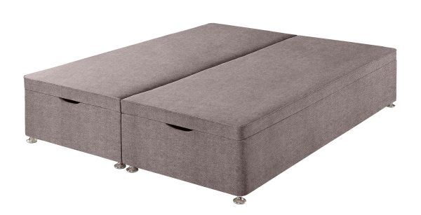 Harrison Spinks Premium Ottoman Divan Base King Herringbone Lilac