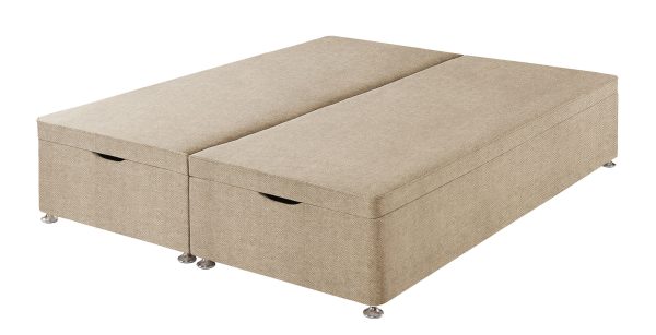 Harrison Spinks Premium Ottoman Divan Base King Herringbone Cotton