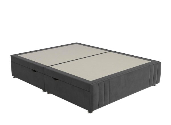 Sleepeezee Novara Ottoman Divan Bed Base 46 Double Grey