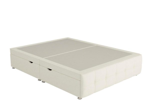 Sleepeezee Pompeii Ottoman Divan Bed Base 40 Small Double Cream