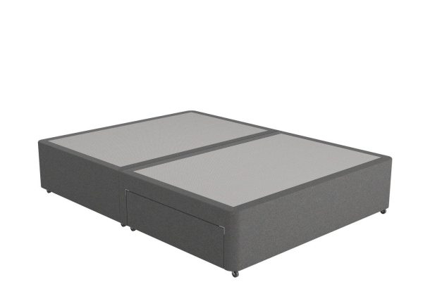 Dreams Workshop Divan Bed Base 60 Super King Grey