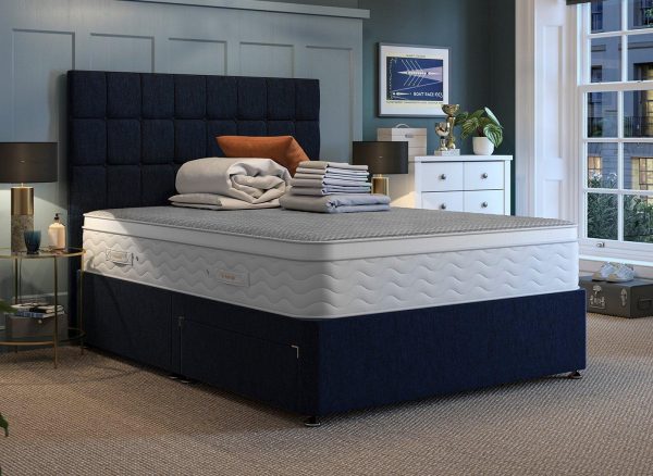 Dream Team Divan Bed Base 46 Double Blue