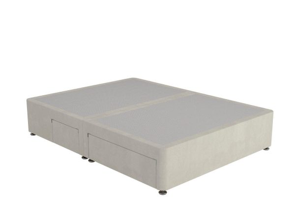 Dream Team Divan Bed Base 60 Super King Grey