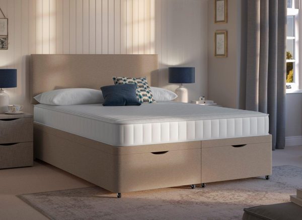 Dreams Workshop Ottoman Divan Bed Base 40 Small Double Beige