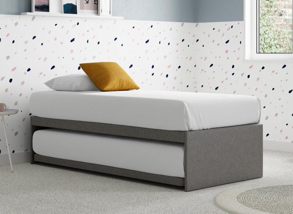 Dreams Workshop Guest Divan Bed Base 30 Single Grey