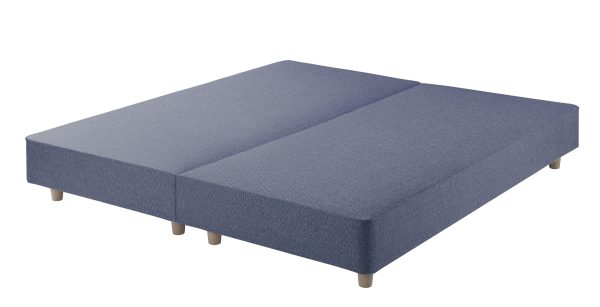 Harrison Spinks Premium Shallow Divan Base Super King Empire Denim