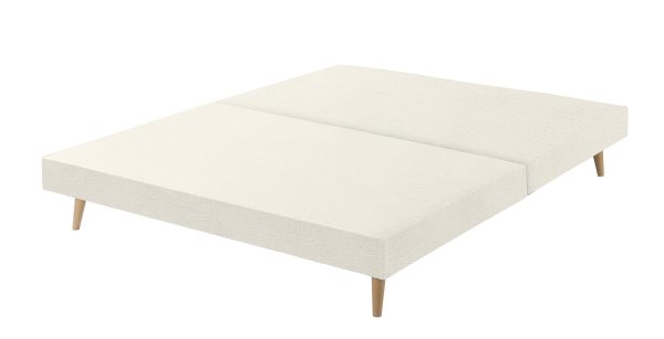 Harrison Spinks Classic Slim Divan Base Small Double Greek Islands Chalk