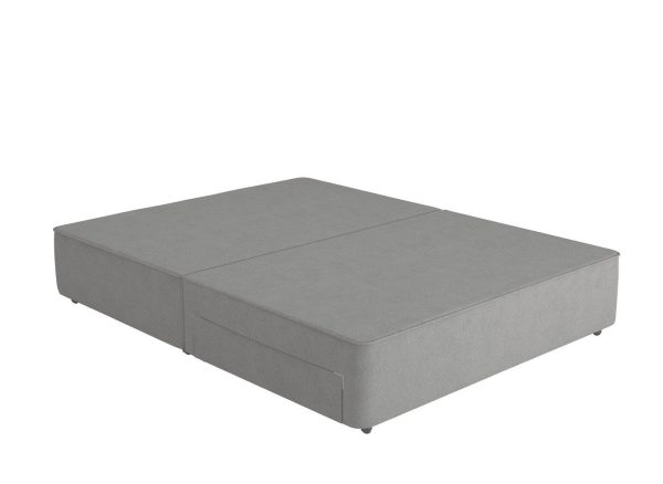 Flaxby Sprung Divan Base 40 Small Double Silver