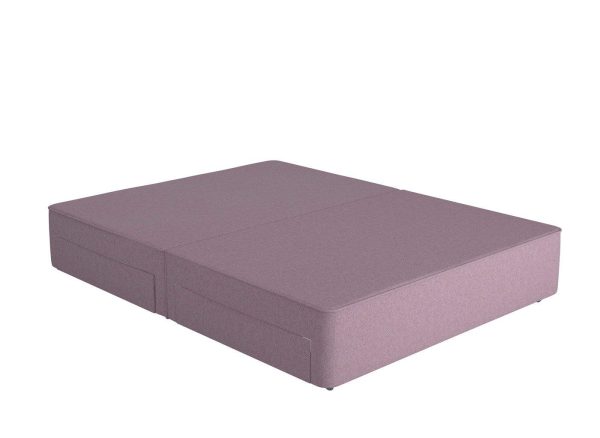 Flaxby Sprung Divan Base 40 Small Double Purple