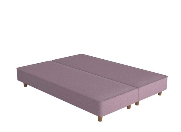 Flaxby Shallow Divan Bed Base 40 Small Double Purple