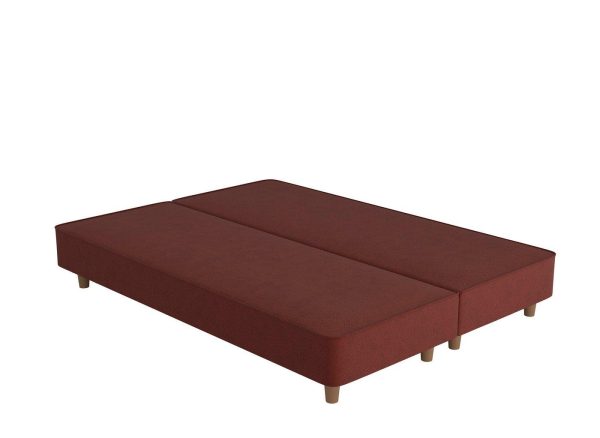 Flaxby Shallow Divan Bed Base 50 King Red