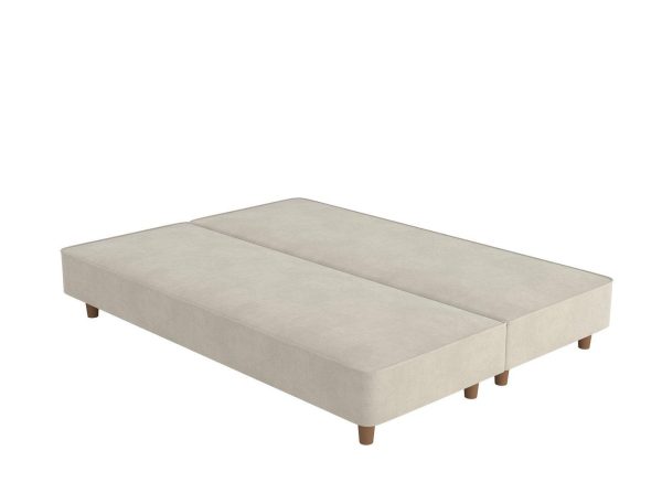 Flaxby Shallow Divan Bed Base 30 Single Beige