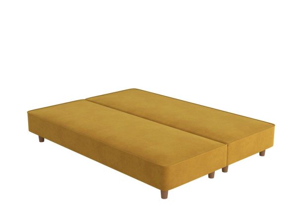 Flaxby Shallow Divan Bed Base 50 King Gold