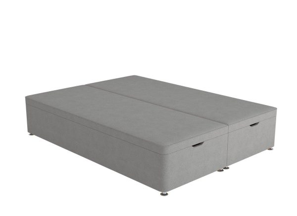 Flaxby Ottoman Divan Bed Base   60 Super King   Silver