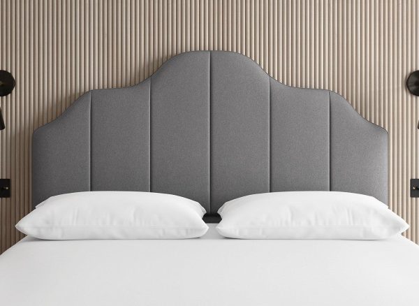 TheraPur Hemlock Headboard 46 Double Grey