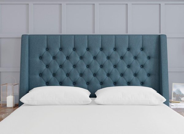 TheraPur Buckler Headboard 60 Super King Blue