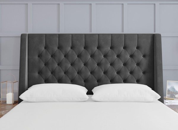 TheraPur Buckler Headboard 30 Single Grey