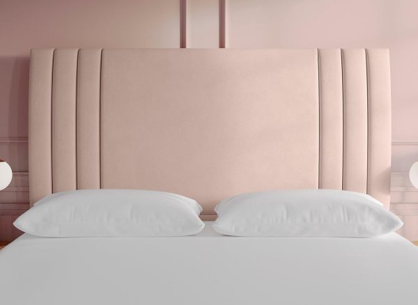 Sleepeezee Novara Headboard   46 Double   Pink