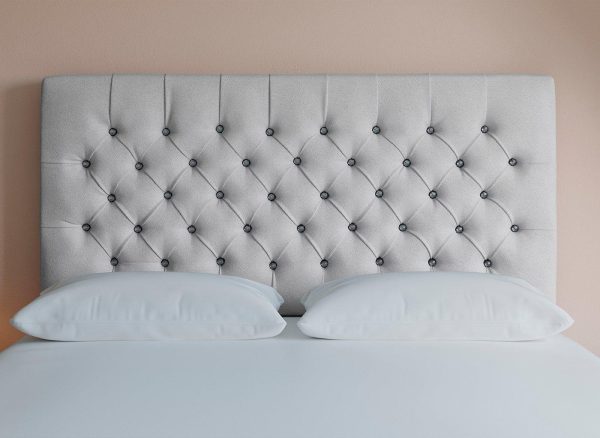 Sleepeezee Messina Headboard 40 Small Double Silver