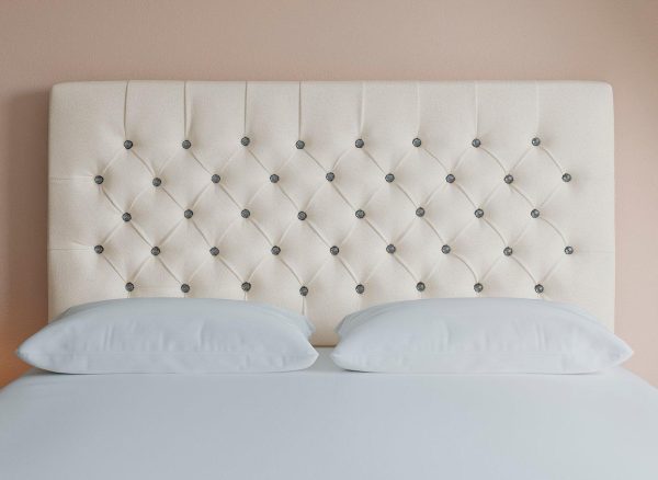 Sleepeezee Messina Headboard   46 Double   Cream